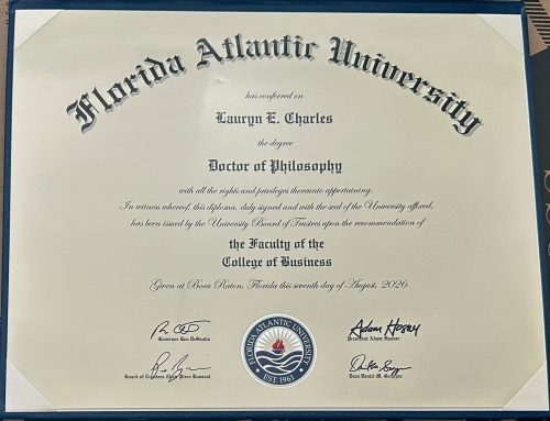 A Note from Lauryn Charles, PhD